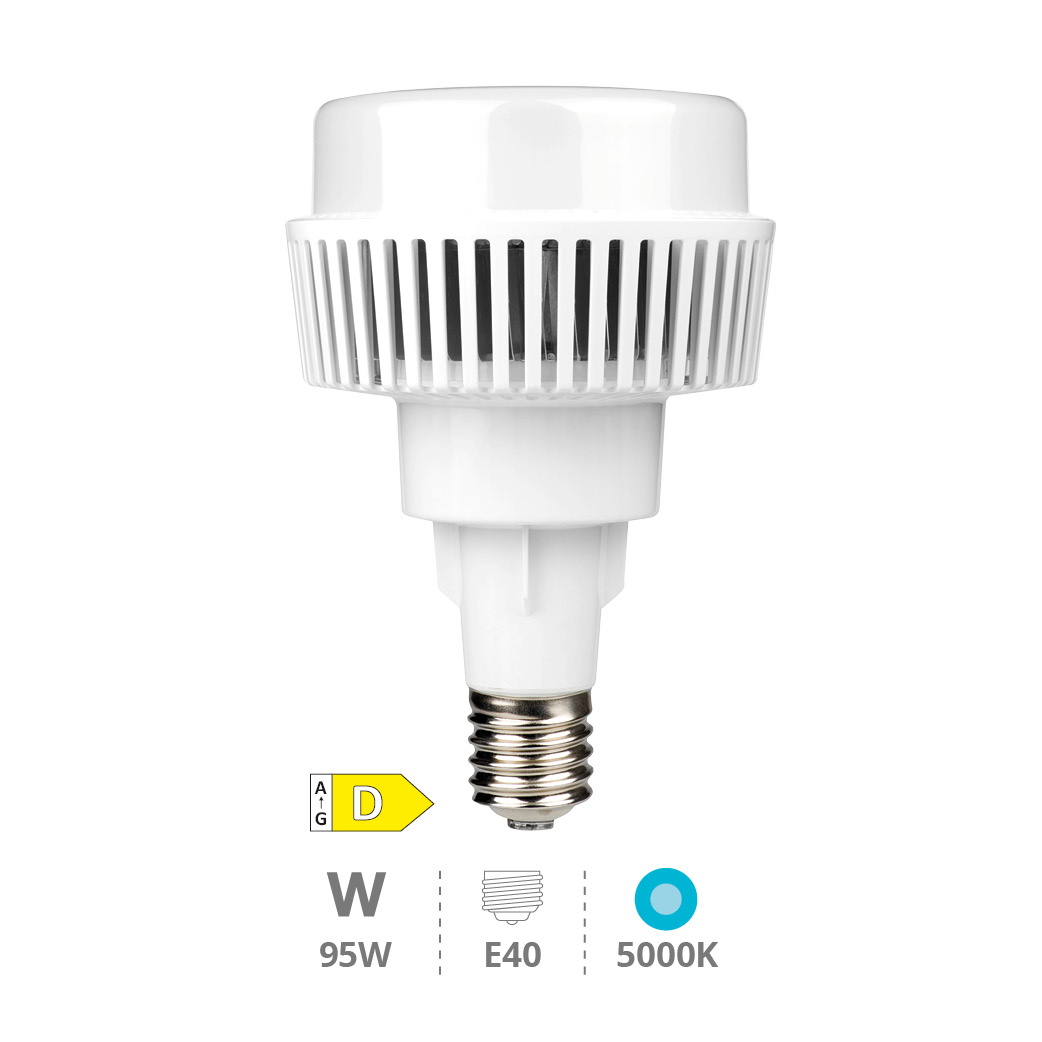 Bombilla LED industrial Boldy 95W E40 5000K