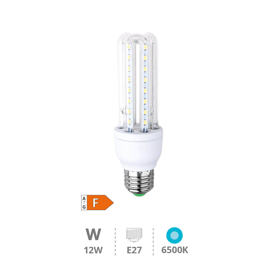 Lámpara LED 3U 12W E27 6000K