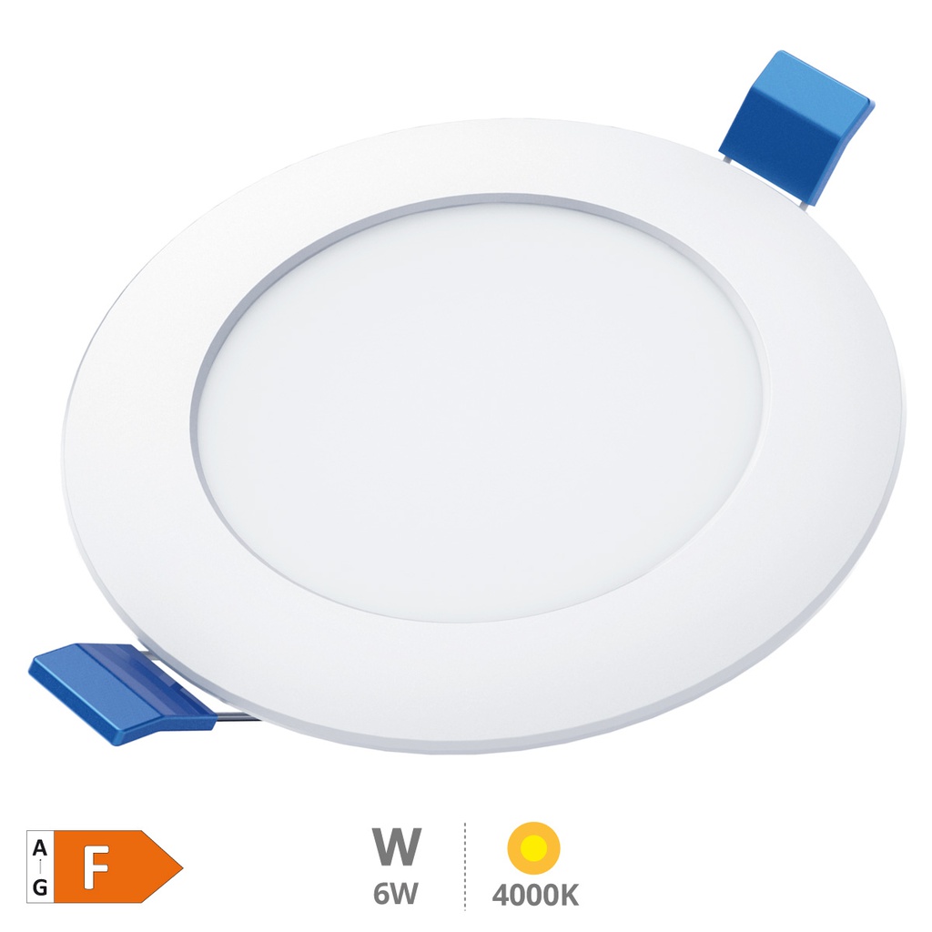 Belur round recessed downlight 6W 4000K White