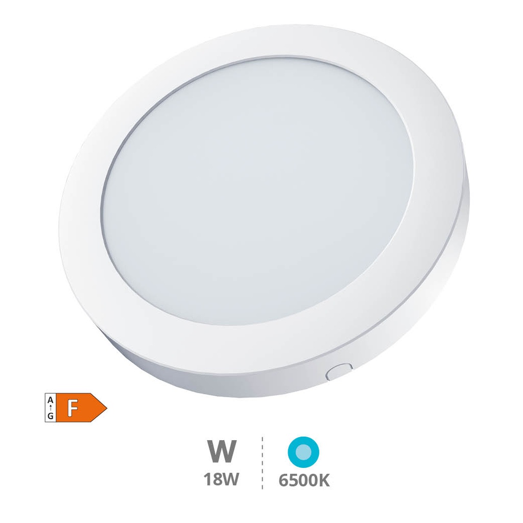 Bogur round surface downlight 18W 6500K White