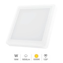 Downlight superficie LED cuadrado Vasan 18W 6500K Blanco