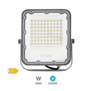 Aluminum LED floodlight 50W 6500K IP65 Grey