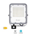 Aluminum LED floodlight with sensor 30W 6500K IP65 Grey