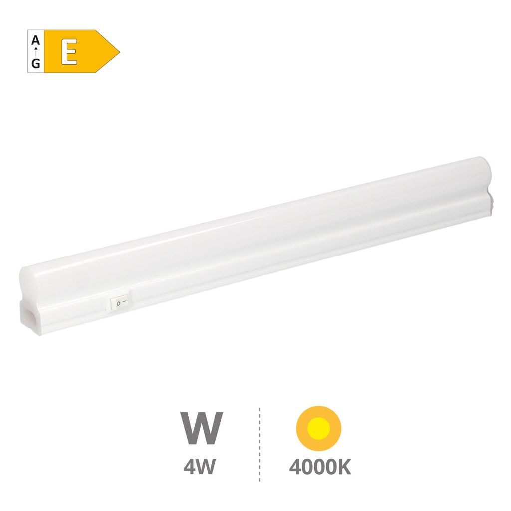 Belo T5 Indoor LED Batten 4W 310mm 4000K