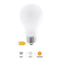 Bombilla LED estándar Serie Cristal 9W E27 3000K