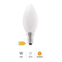 Bombilla LED vela Serie Cristal 4W E14 3000K