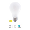 Bombilla LED estándar Serie Cristal 11W E27 6500K