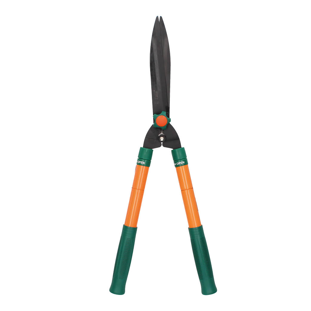 Telescopic steel handle hedge shear