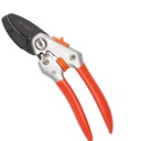 Aluminum handle gear anvil pruner