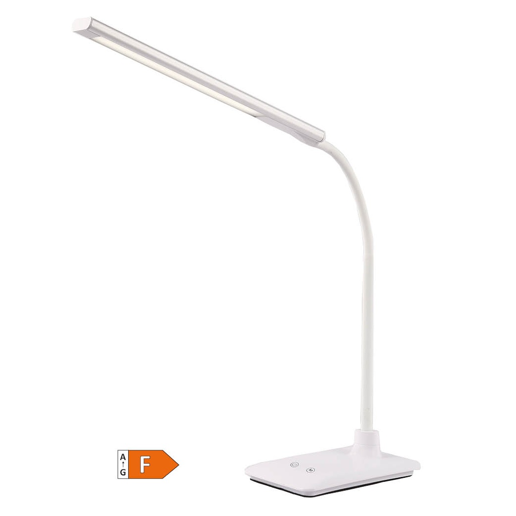 Candeeiro de secretária LED Limba 7 W Branco