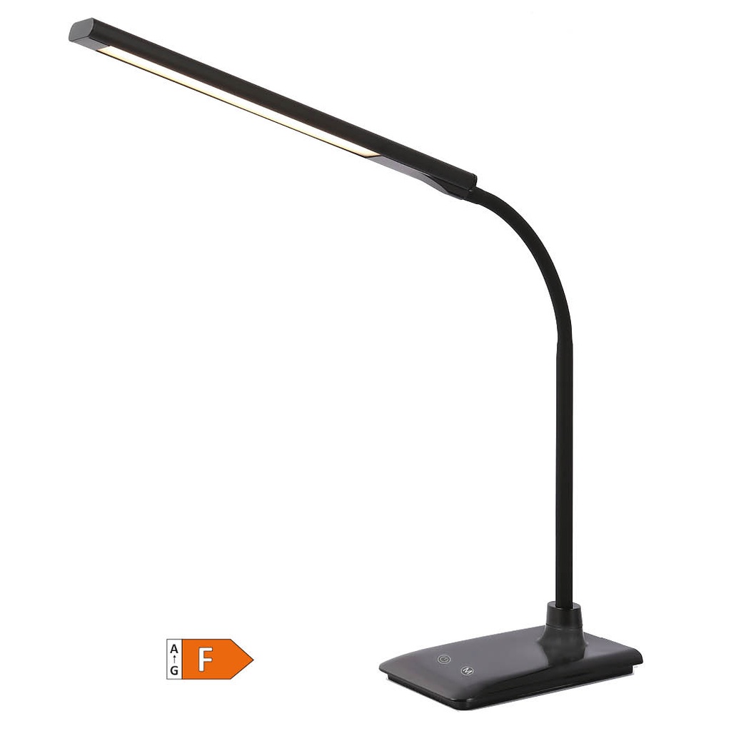 Candeeiro de secretária LED Limba 7 W Negro