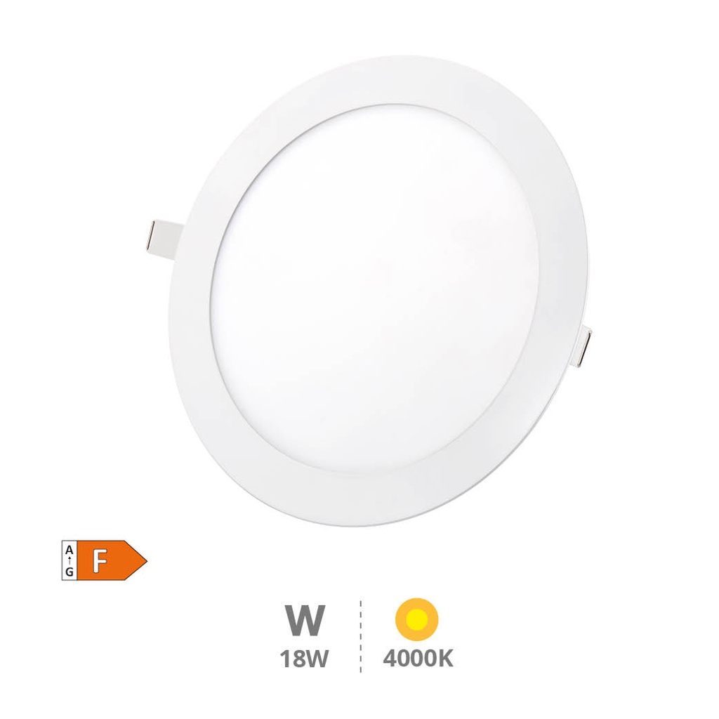 Virey round recessed downlight 18W 4000K White