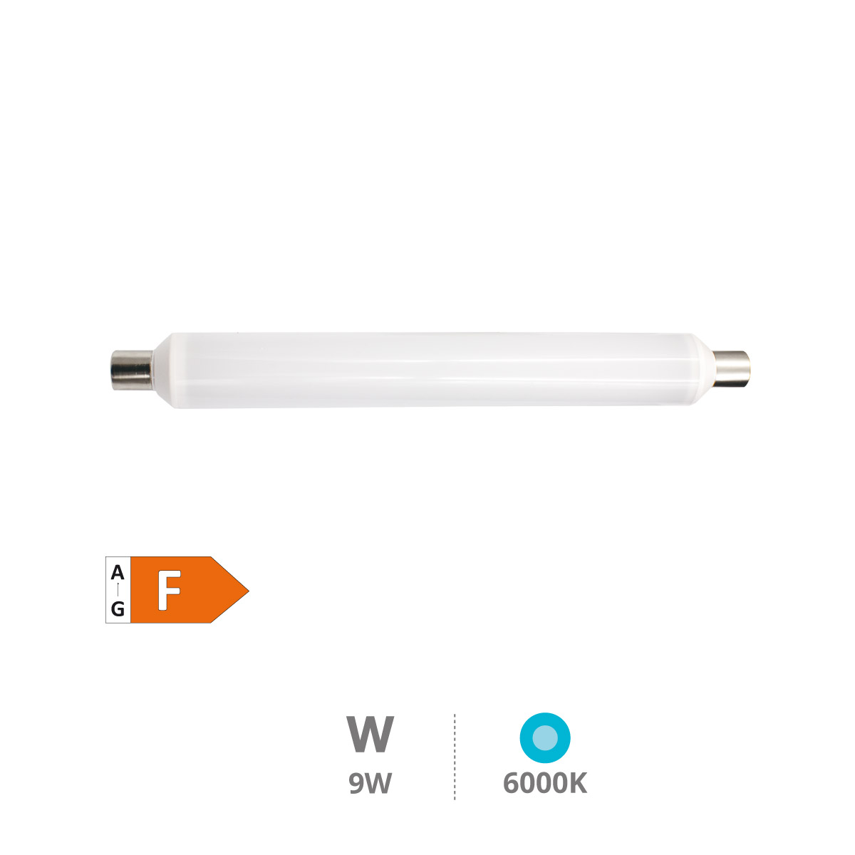 Ampoule LED sofito 9 W S19 6000K