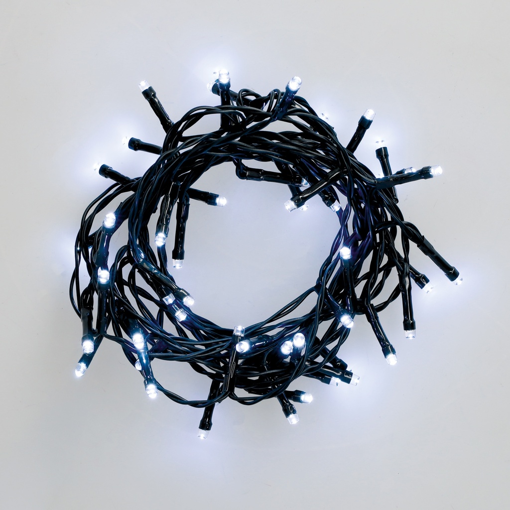 5M LED garland 8 functions Cool White