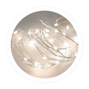 3,9M Copper LED garland 3xAA Cool White