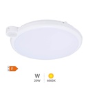 Plafon teto LED Kamina com sensor movimento e crepuscular 20 W 4000 K