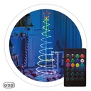 Árbol LED inteligente vía bluetooth y mando Hode 1,5M 24 funciones RGB IP44