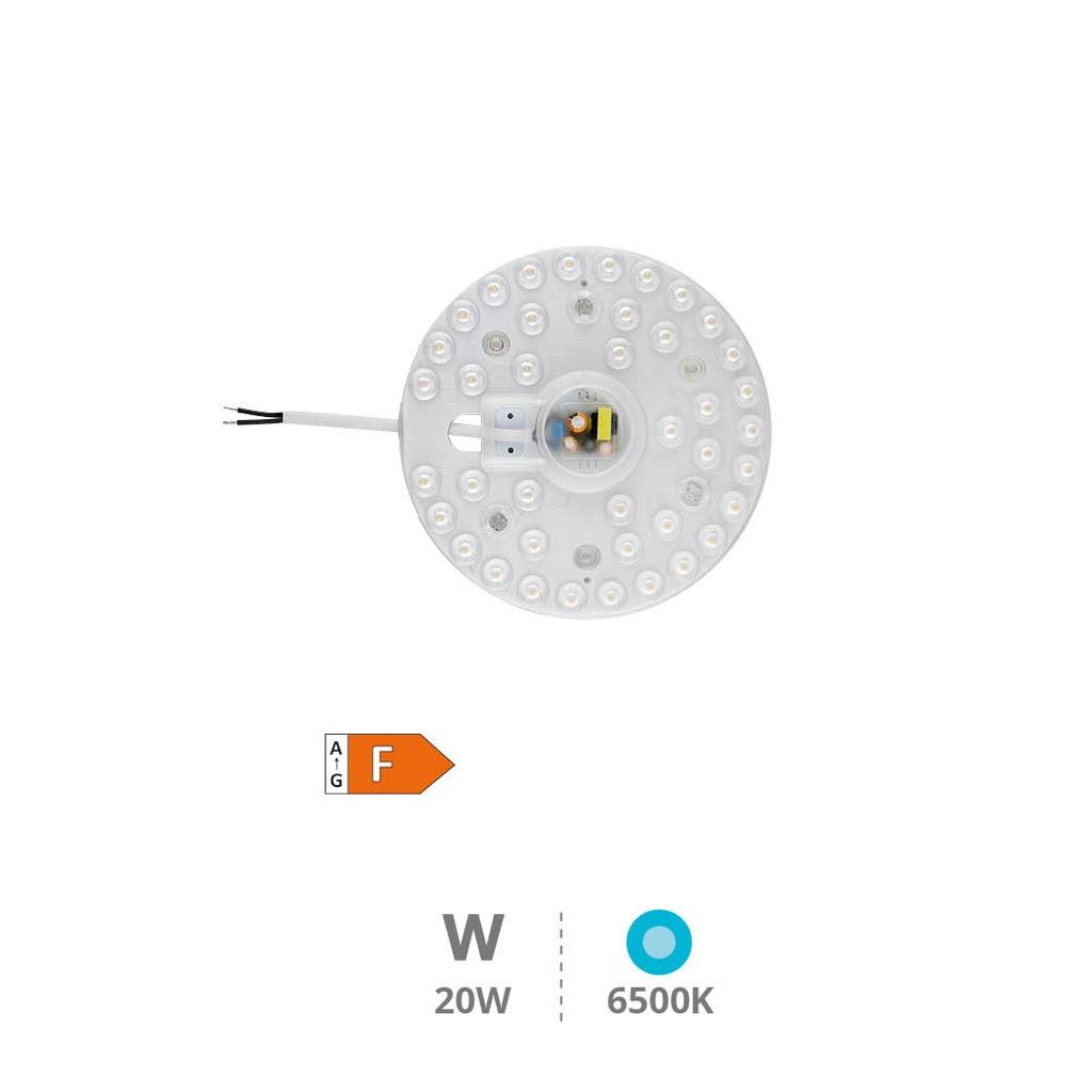 LED board with magnets 20W 6500K