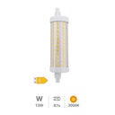 Ampoule LED linéaire 118 mm R7s 13 W 3000K réglable