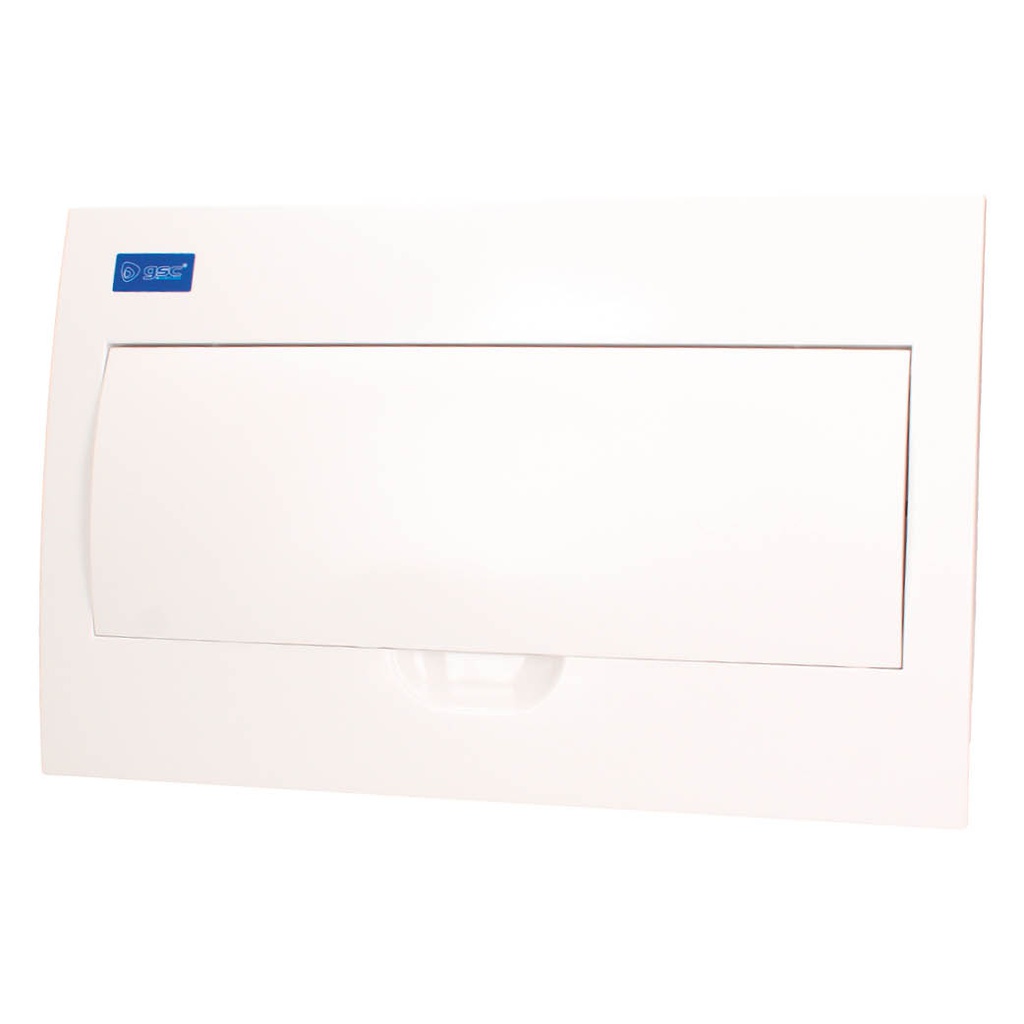 18way distribution box , flush mounting, white door