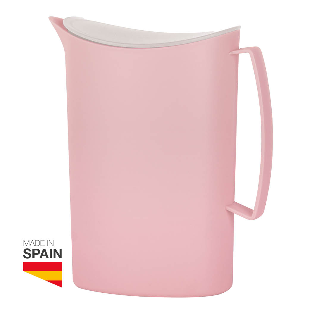 Jarra para agua 2L Rosa - Retráctil 4uds