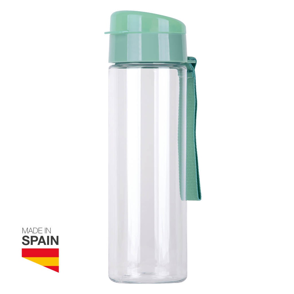 Botella de agua de tritán 600ml Verde