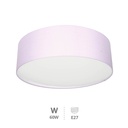 Gemena fabric ceiling lamp 2xE27 Lavander