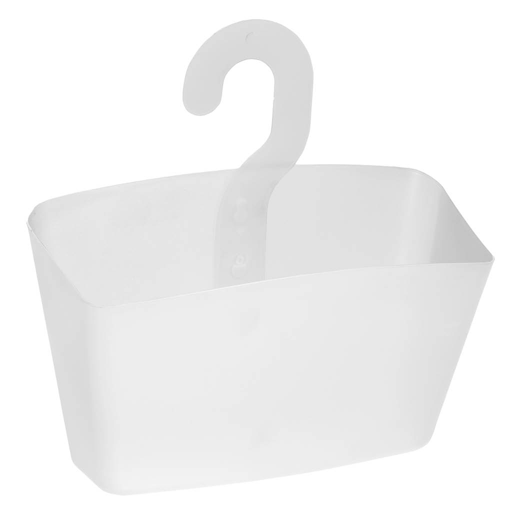 Basket with multifunction hanger White - 12pcs Shrink