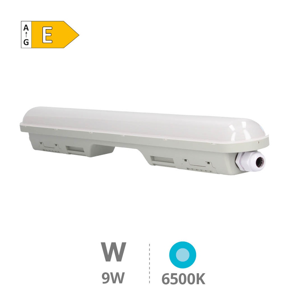 Réglette LED Lepola 9W 6500K IP65