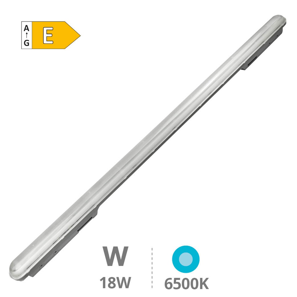 Réglette LED Lepola 18 W 6500K IP65