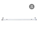 Regleta industrial para 2 tubos LED T8 60cm