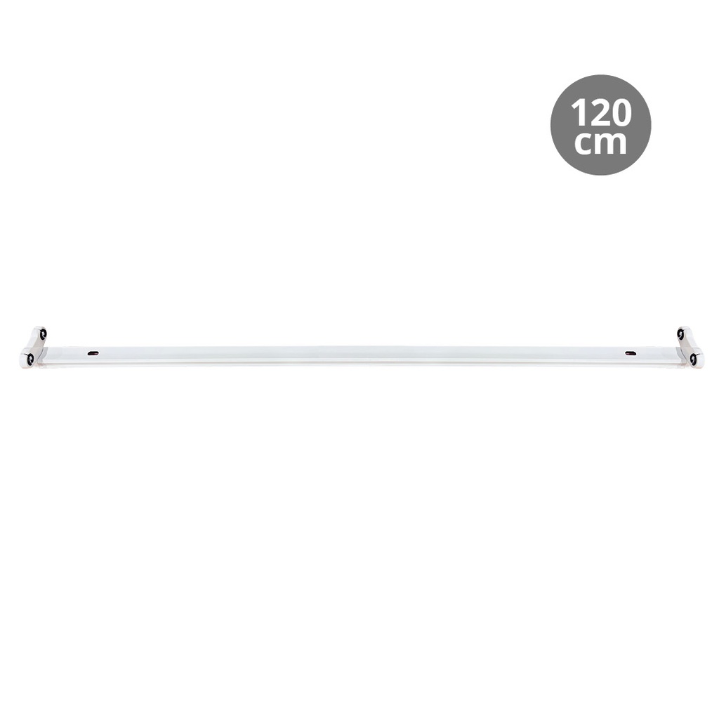 Regleta industrial para 2 tubos LED T8 120cm