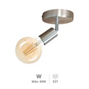 Single ceiling spotlight Kestila Series E27 Nickel