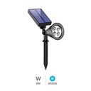 Piquet de jardin solaire LED Alezu 6500K IP67 réglable