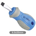 Short flat screwdriver 6.5x25mm