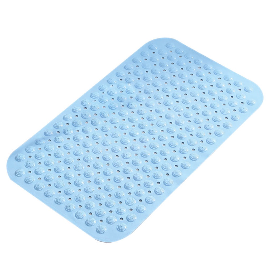 Tapis de bain antidérapant 36x70 cm Bleu