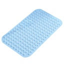 Non-slip blue bath mat 36x70cm