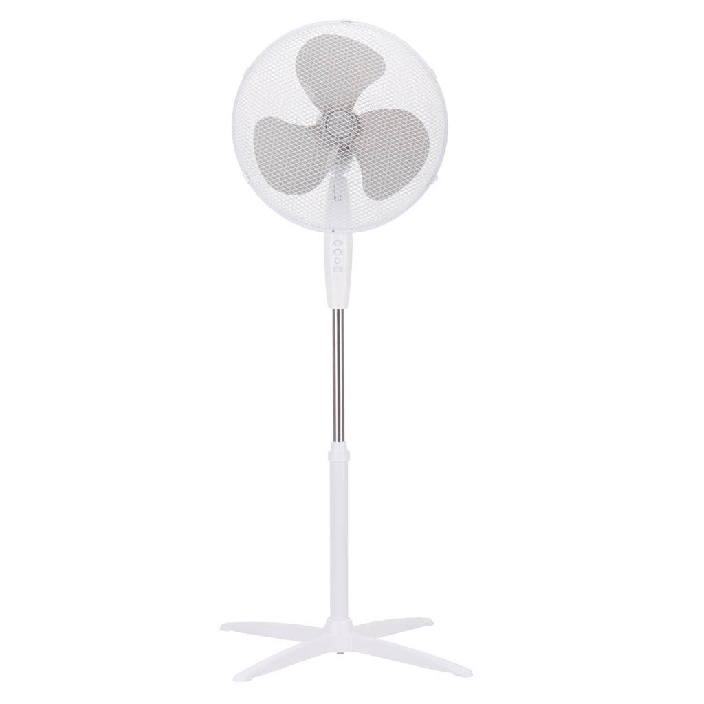 Ventilador de pé Nametil Ø43cm 45W Branco