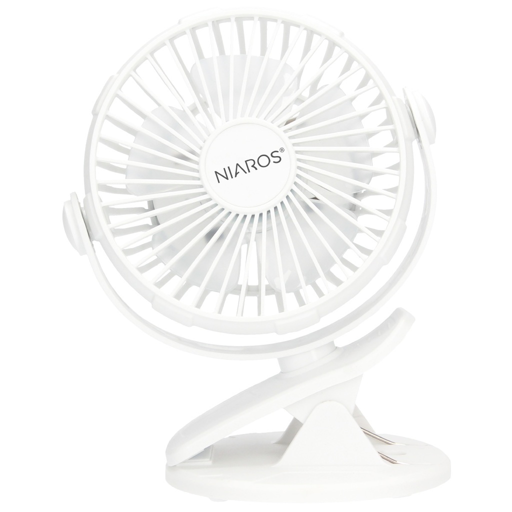 Mini table fan USB 3W White