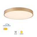 Plafón techo LED Kataja 65W 4000K Dorado