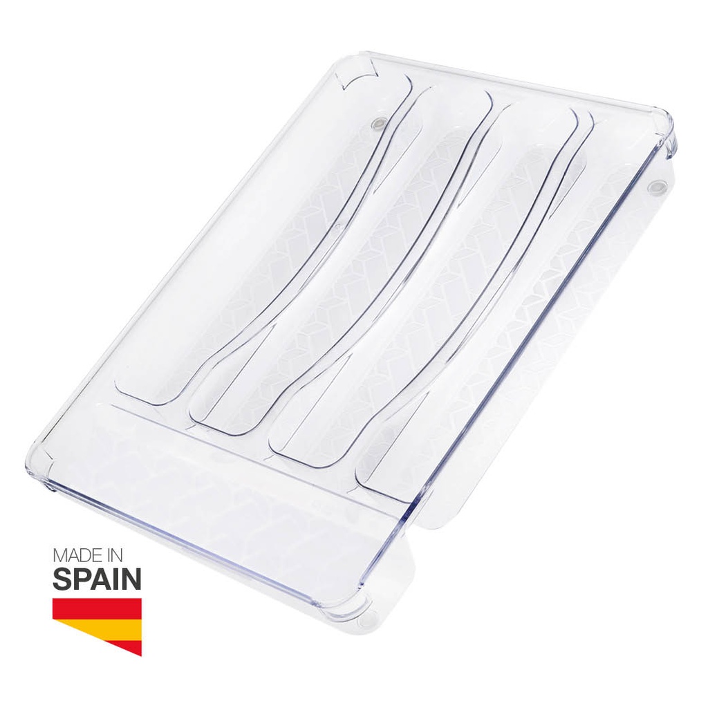 Small size non -slip cuttery tray 235x329x45mm - 12uds Shrink