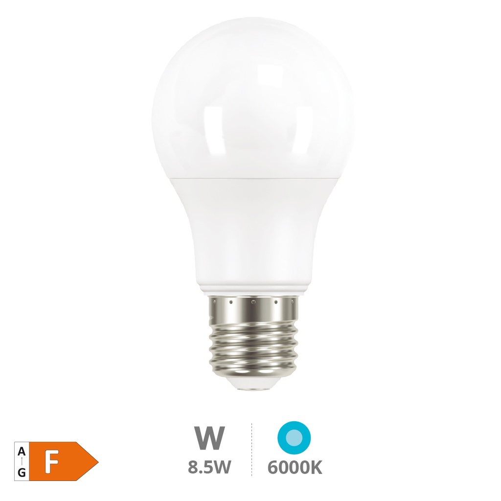 Bombilla LED estándar A60 8,5W E27 6000K - Libertina