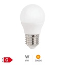 Ampoule LED sphérique 6 W E27 3000K - Libertina