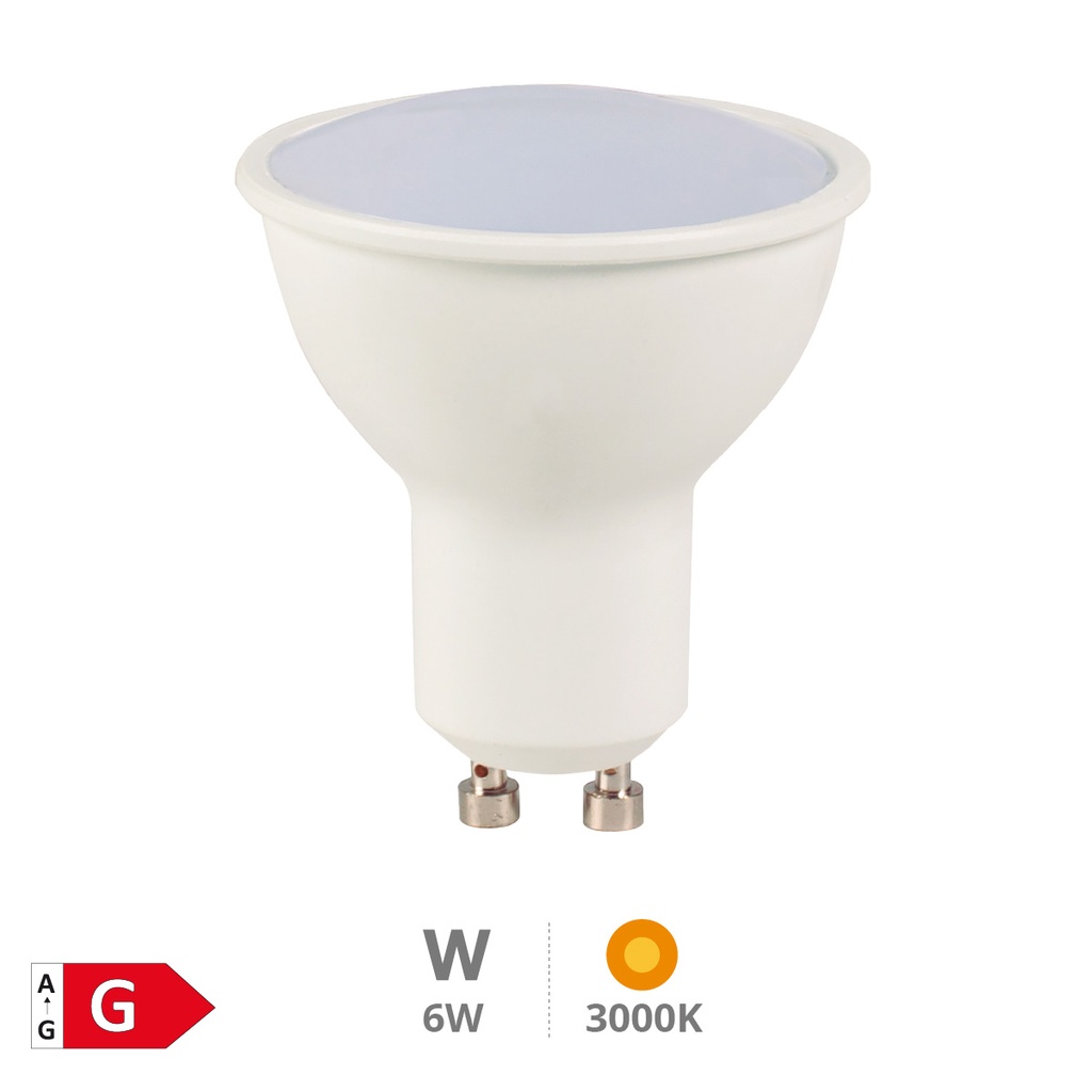 Lâmpada LED dicroica 6 W GU10 3000 K – Libertina