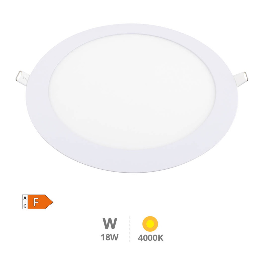 Downlight empotrable LED redondo 18W 4000K Blanco - Libertina