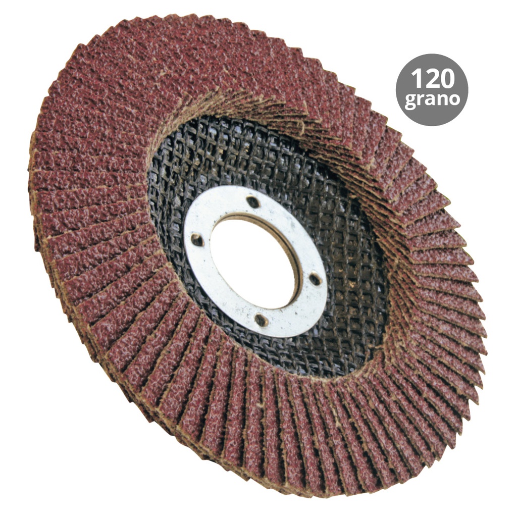 Pack of 5 sanding discs 115mm grain of 120