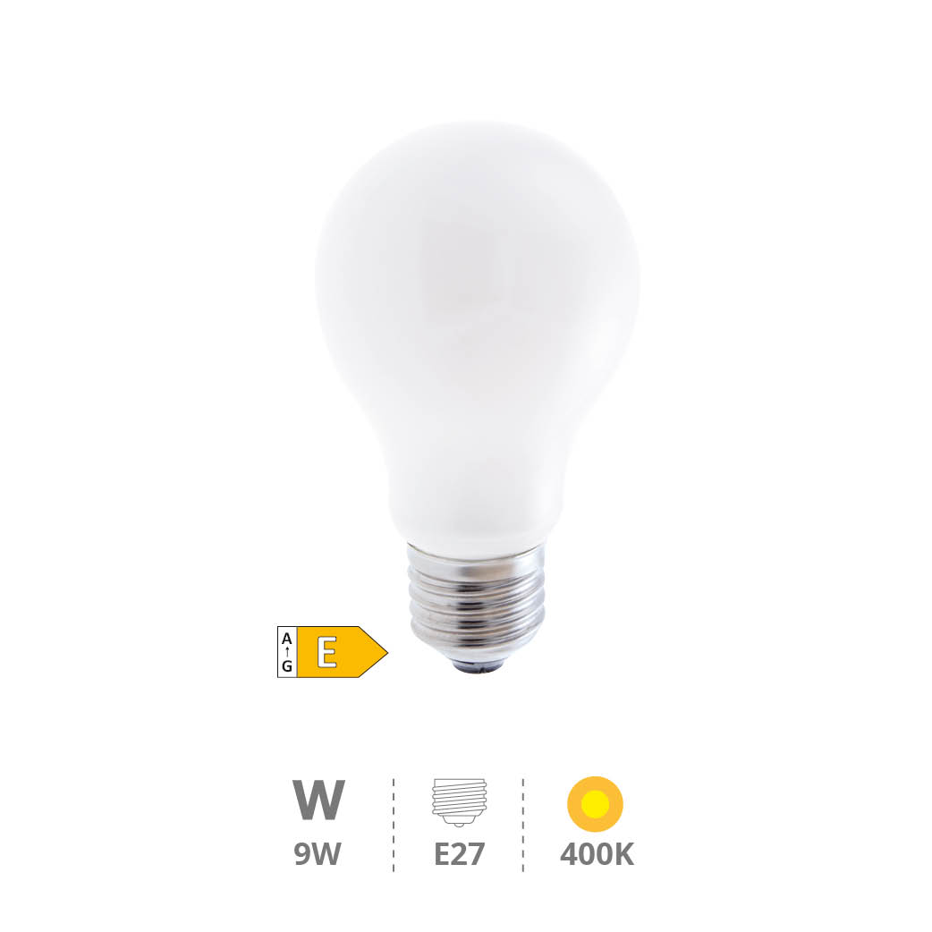 Ampoule LED standard Série Cristal 9W E27 4000K