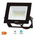 Projecteur LED 20W 6500K IP65 Noir - Libertina