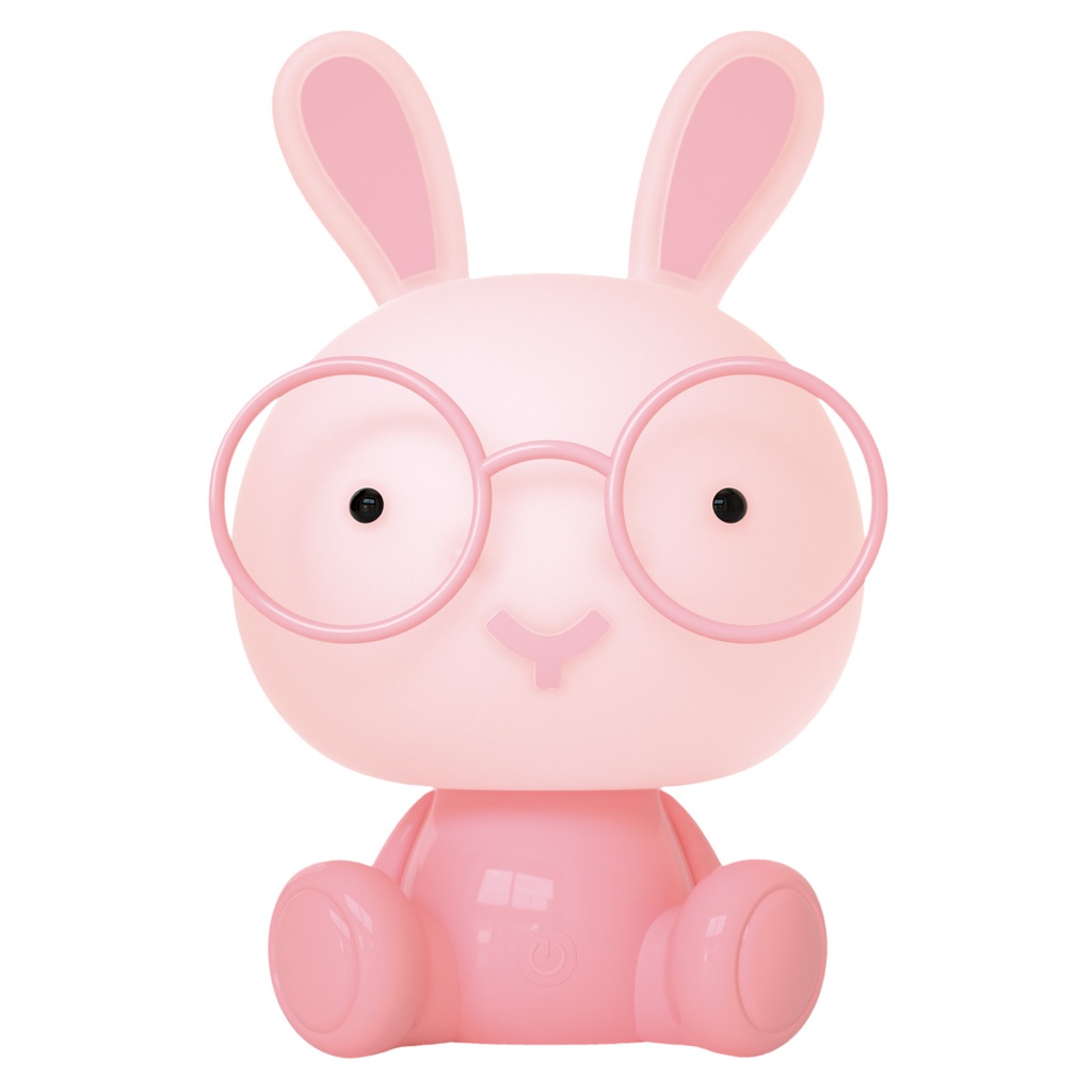 Veilleuse enfant LED lapin 2,5 W rose