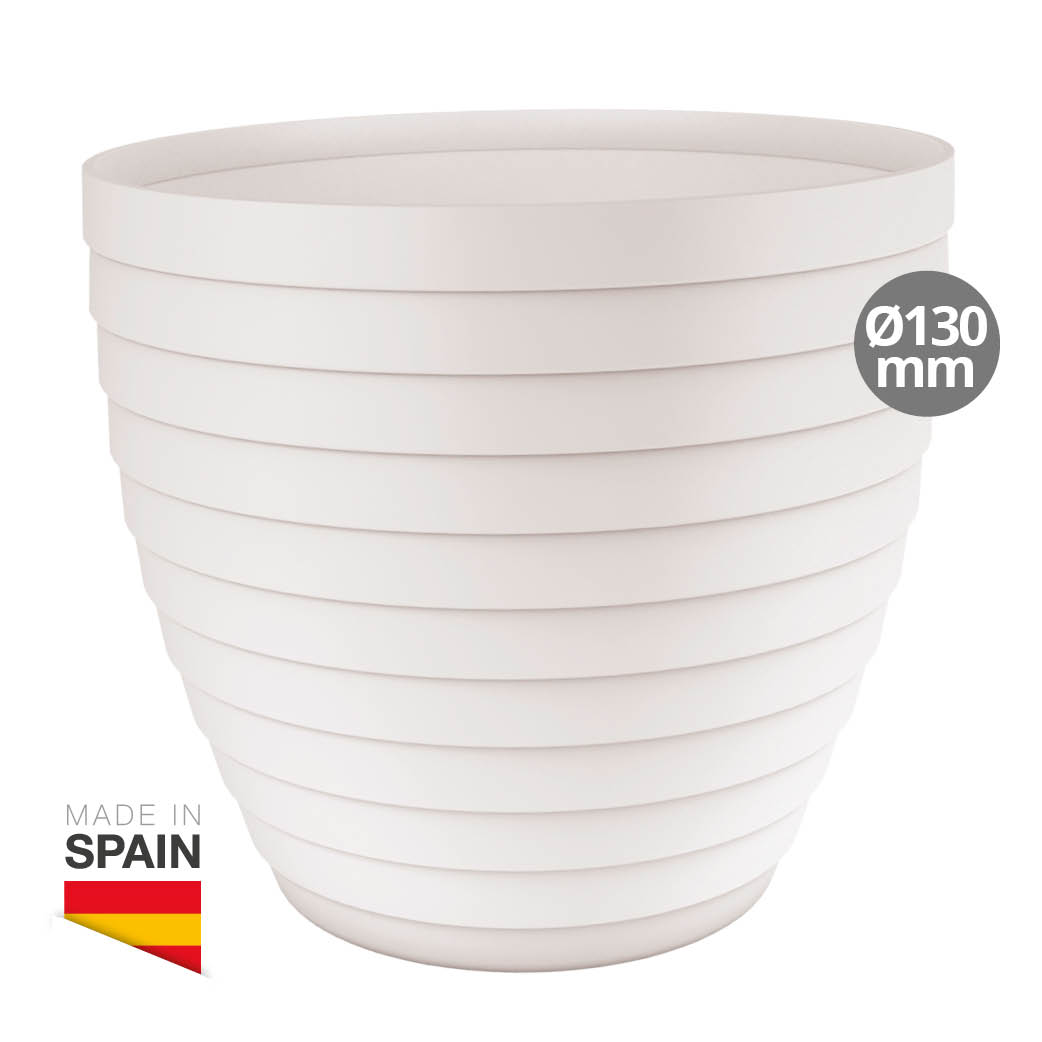 Pomara pot Ø130mm White